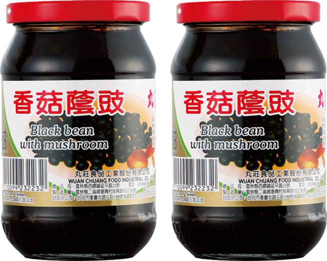 丸莊醬油 香菇蔭豉, 380g, 2罐
