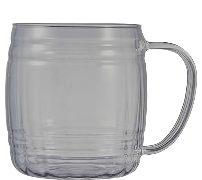 HARIO 好璃奧 酒桶型啤酒玻璃杯 HGB-620-M, 1個