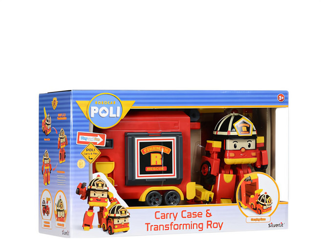 SiLverLit 銀輝 救援小英雄, LED變形羅伊手提基地 紅色, 1組