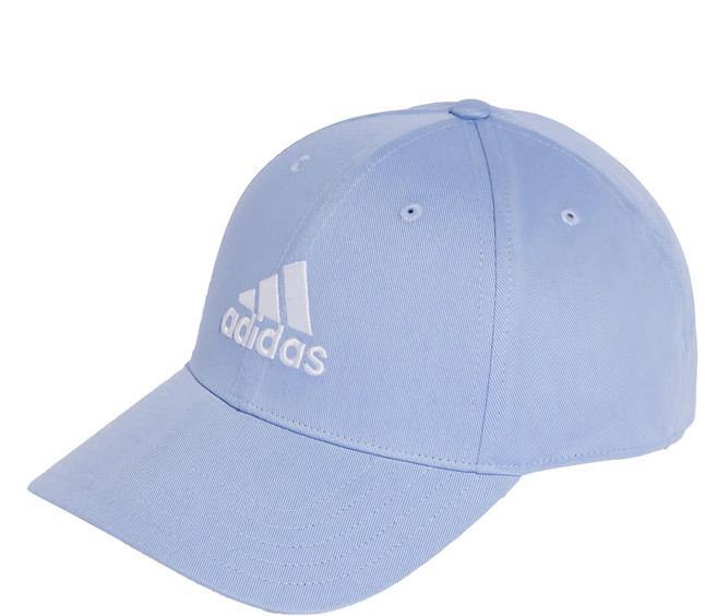 adidas 愛迪達 BBALL CAP COT OSFM 帽子 IY7745, 藍色, 1個