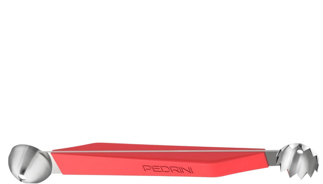 PEDRINI Gadget 2in1去蒂水果挖球器, 紅色, 1支