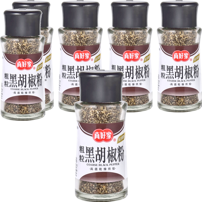 真好家 黑胡椒粉粗粒, 6罐