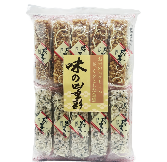 雙色米香 奶蛋素 黑糖*10包 +黑芝麻*10包, 240g, 1袋