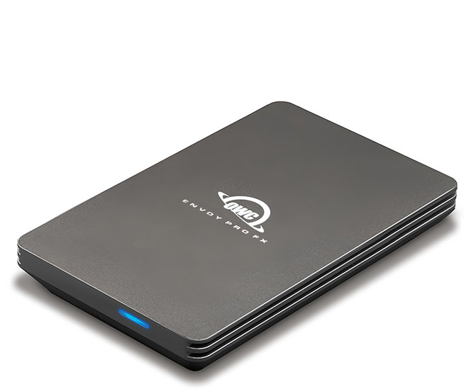 OWC Envoy Pro FX 便攜式固態硬碟 Thunderbolt 40Gb/s + USB-C 10Gb/s OWCTB3ENVPFX, 1TB, 鐵灰色