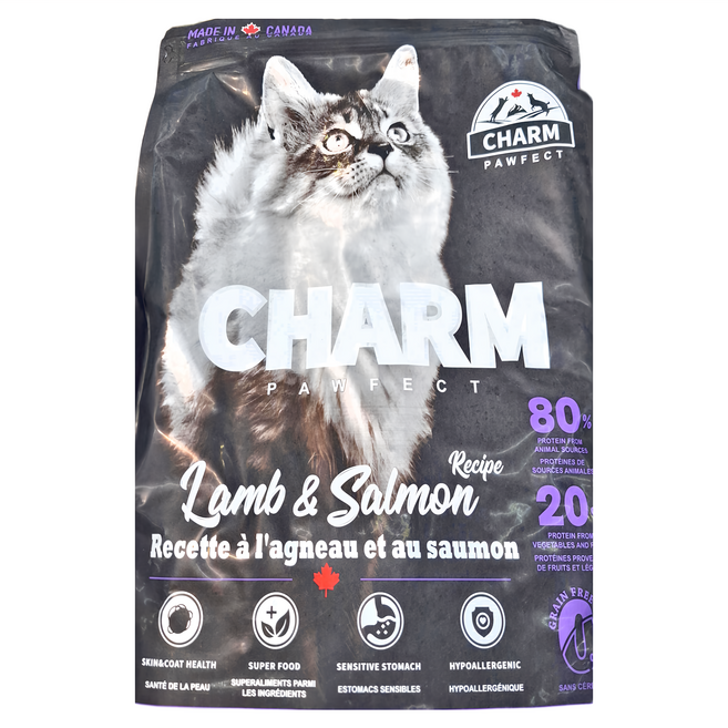 CHARM 野性魅力 貓糧, 5400g, 1袋, 羊肉鮭魚配方