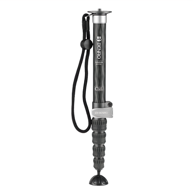 BENRO 百諾 MSD36C 碳纖維單腳架 最大承重 40kg 最高 1660mm, 1個