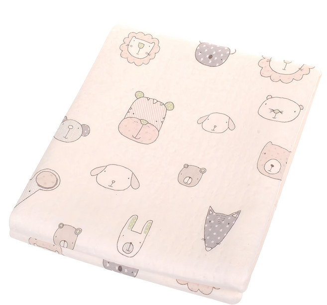 Wonabang 動物印花防水保潔墊, 米色, 1個