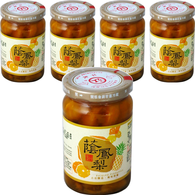 江記 蔭鳳梨, 350g, 5罐