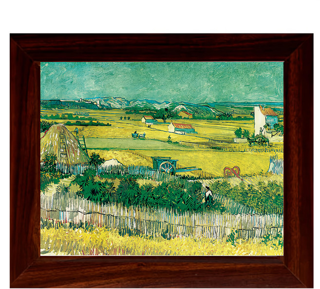 開運陶源 麥田收割 豐收 梵谷 Van Gogh Vincent, 1個
