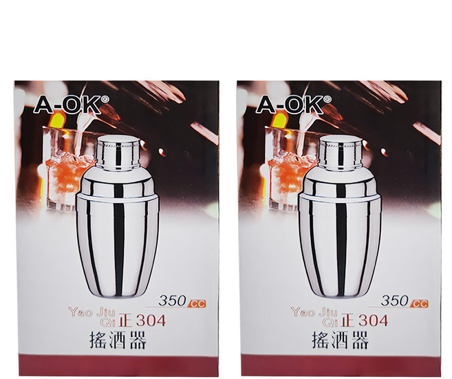 A-OK 搖酒器 350ml, 銀色, 1個