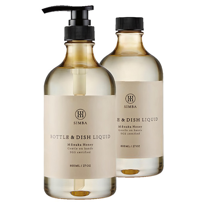 Simba 小獅王辛巴 高分解酵素奶瓶清潔劑組 2瓶入, 1.6L, 1組