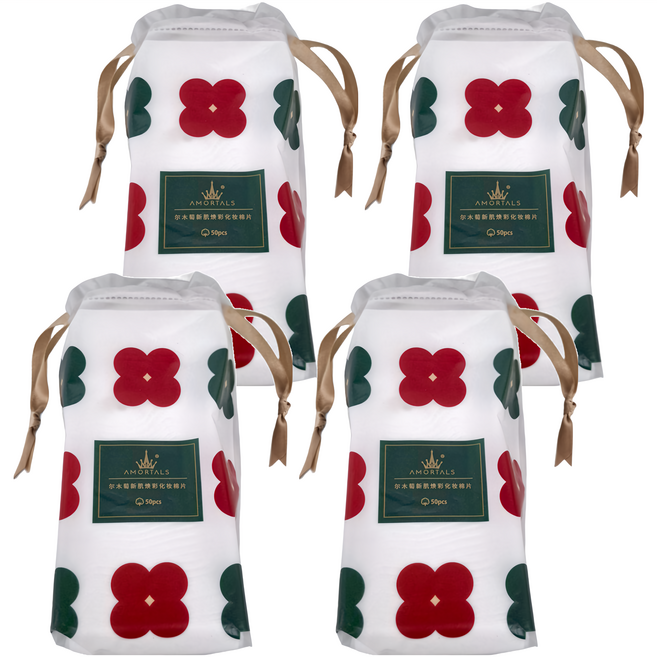 AMORTALS 爾木萄 新肌幻彩化妝棉片, 50入, 4組