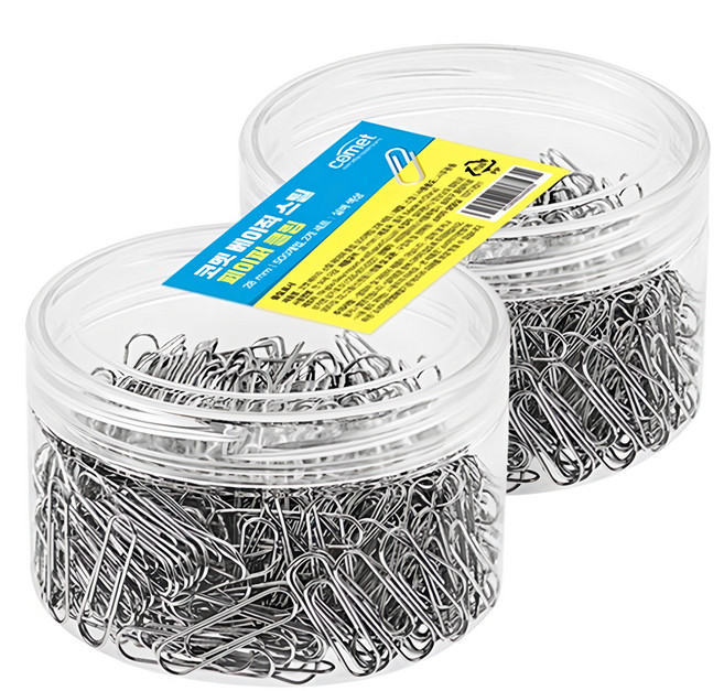 comet 鋼製迴紋針 基本款, 500個, 2組