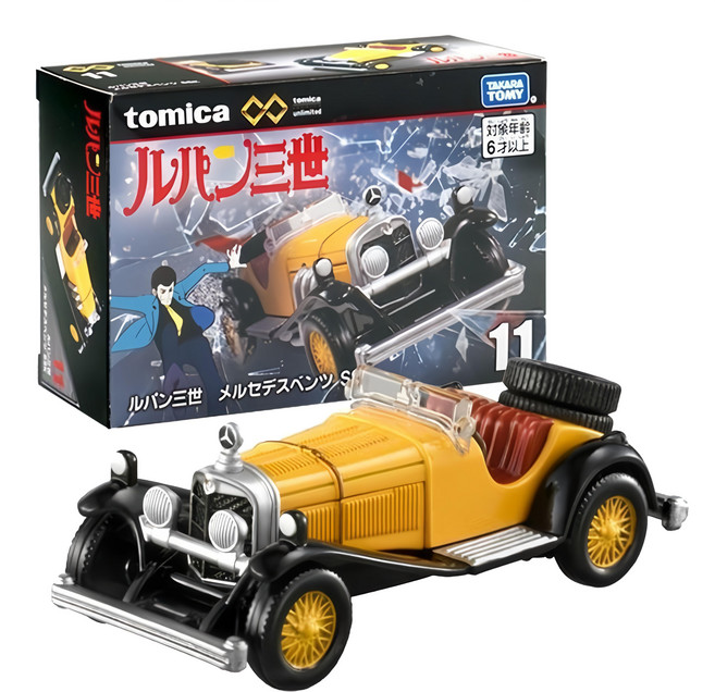 TOMICA 魯邦三世 TM21138, 黃色, 1個