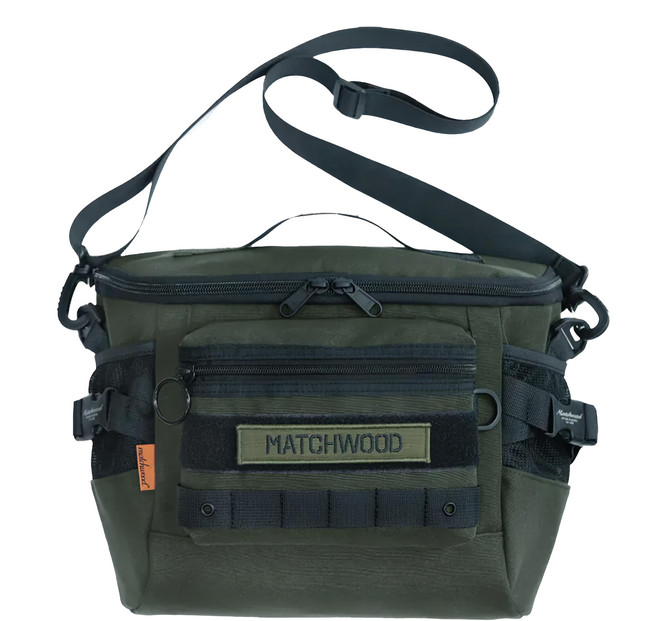 matchwood Mighty斜背包 MHWDSB008OL, 軍綠色