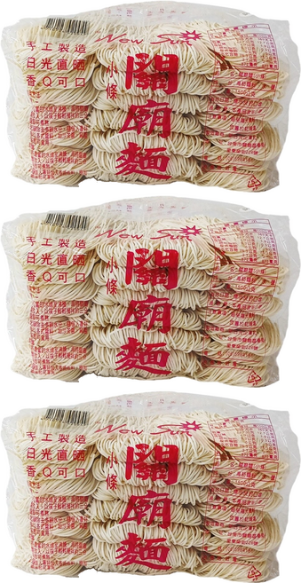 New Sun 新日光 關廟麵 小條, 1.5kg, 3包