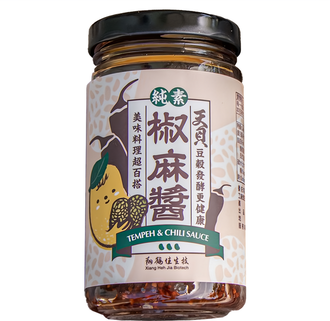 翔鶴佳生技 天貝椒麻醬 全素, 220g, 1入