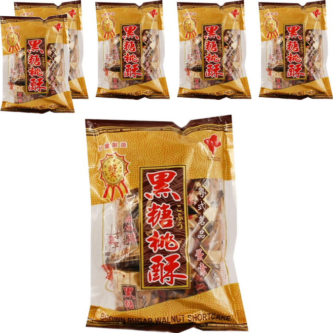 義香珍 黑糖桃酥, 300g, 6袋