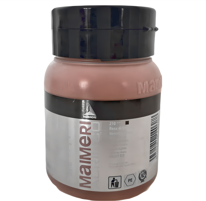 MaIMeRI 美利 壓克力顏料 VENETIAN ROSE 威尼斯玫瑰 210 MA-0934210, 500ml, 1色