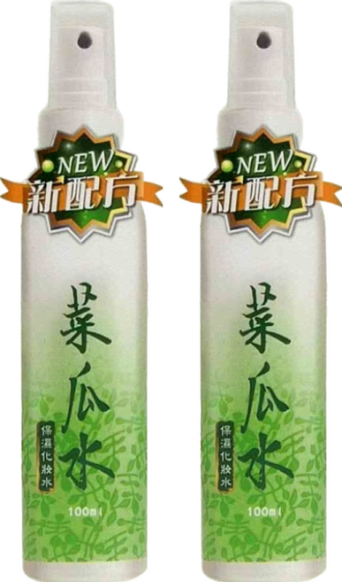 廣源良菜瓜水 100ml 保濕噴霧 台灣製造, 100g, 2瓶