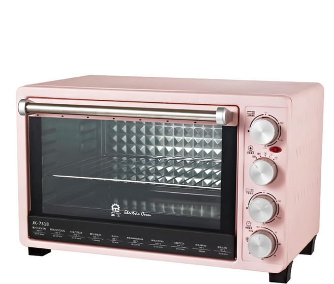 JINKON 晶工 雙溫控旋風電烤箱 1300w 60Hz 522 x 360 x 322mm 30L, JK-7318