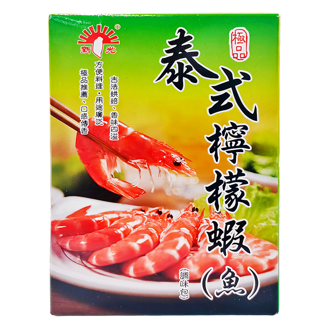 新光洋菜 泰式檸檬蝦調味包, 300g, 1盒