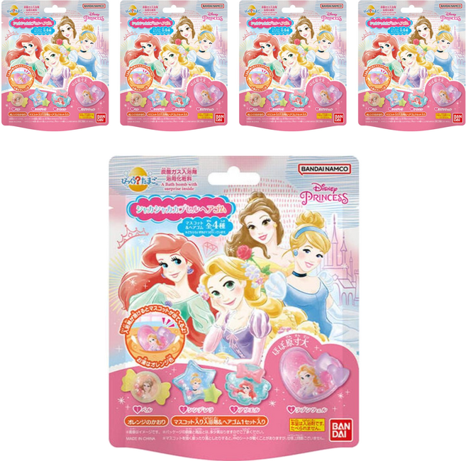 BANDAI 公主沐浴球 963998, 55g, 5個