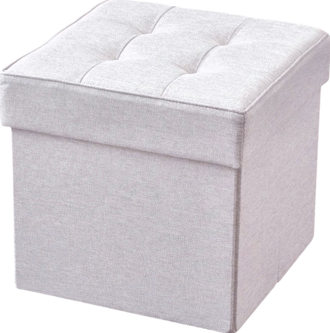 IRIS OHYAMA 愛麗思歐雅瑪 折疊收納椅凳 SSTR 38, 輕灰色, 1個