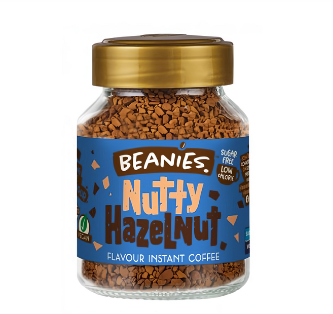 Beanies 即溶咖啡 榛果風味, 50g, 1罐, 1組