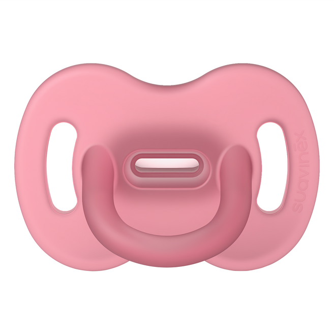 suavinex 蘇維妮 帶蓋小號收納盒 矮款, 第二階段(6個月以上), 粉紅色, 1個