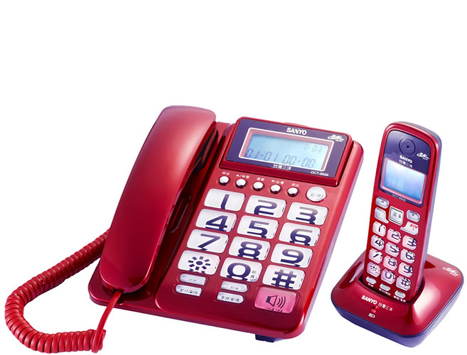 SANLUX 台灣三洋 (dct-8908)三洋數位子母電話, dct-8908
