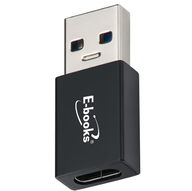 E-books XA25 Type-C轉USB 3.2轉接頭 E-IPD229, 黑色, 1個