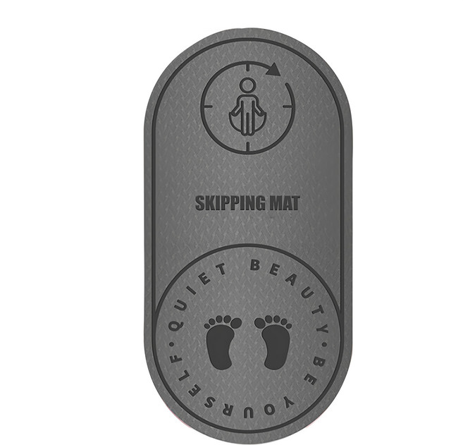 小麥購物 減震靜音跳繩墊 C482, 經典灰, 1個