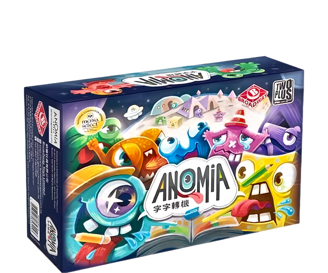 TWO PLUS 灣加遊戲 字字轉機 ANOMIA 2019新版 繁體中文版, 1盒