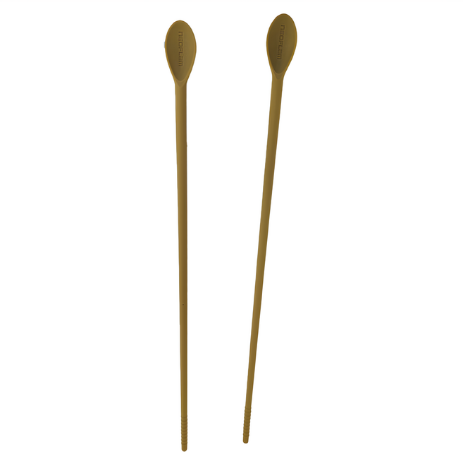 NEOFLAM 矽膠調理長筷匙, 榛果奶茶, 1組