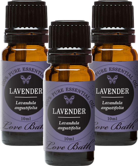 Love Bath 芳香精油 薰衣草香, 10ml, 3瓶