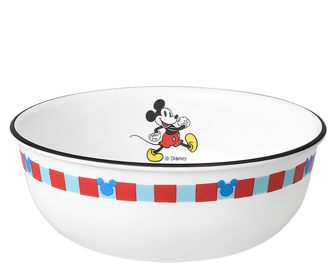Corelle Brands 康寧餐具 歡樂家系列 韓式飯碗 14 x 5.5cm 473ml, 米奇 白色, 1個