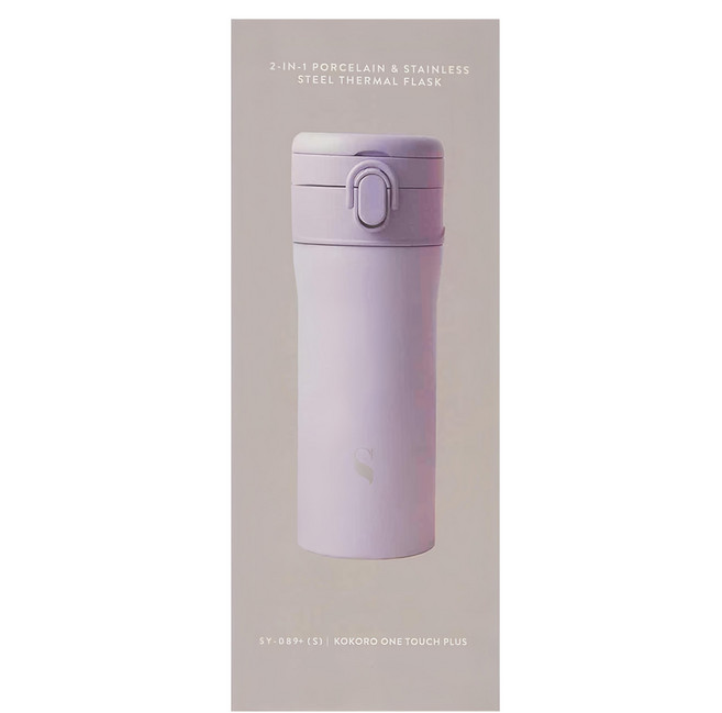 SWANZ 天鵝瓷 088+ 芯動杯PLUS 真空保溫杯, 紫羅蘭, 1個, 550ml