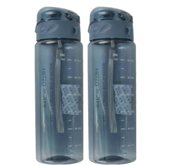 HONG JIN 宏晉 便攜水杯, 藍色, 780ml, 2個