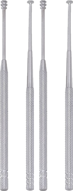 Sunland HAJIME 螺旋圓型挖耳棒套組 碳素鋼, 2組, 2支