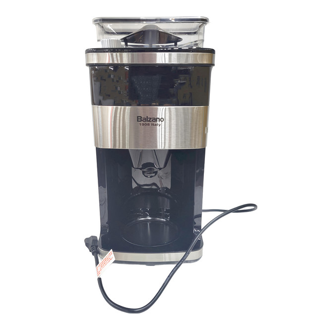 Balzano 全自動液晶觸控研磨咖啡機 31.3 x 20.8 x 42.2cm 1.5L, BZ-CM1520, 黑色