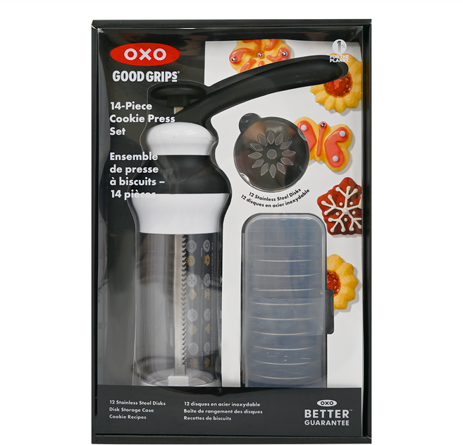 OXO 手工餅乾擠壓器 25 x 15.5 x 7cm, 1257580, 1個