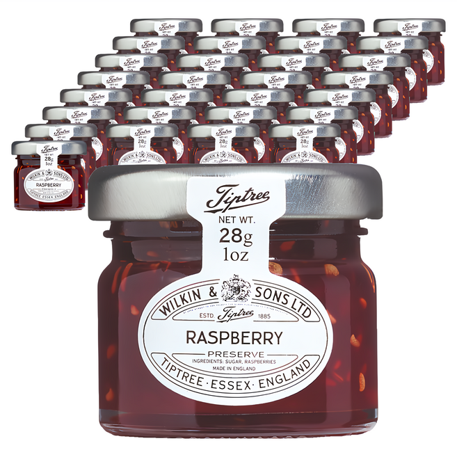 Tiptree 迷你覆盆子果醬, 28g, 72罐