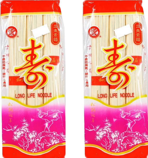 和益 三束素麵, 210g, 2包