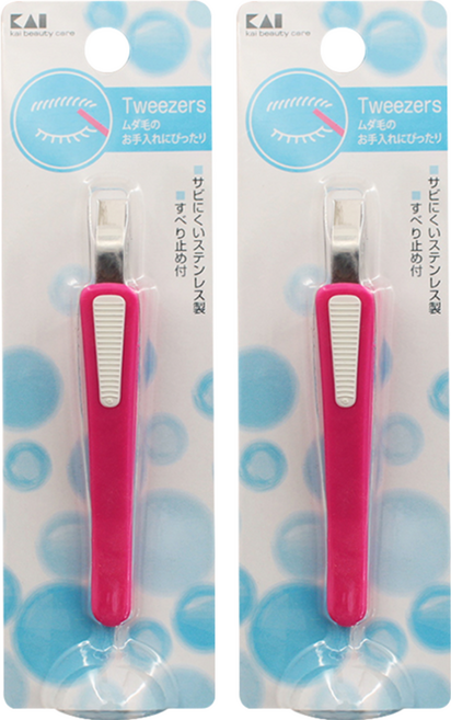 KAI 貝印 彩色眉拔 43*140*45mm, HL-0404, 2支