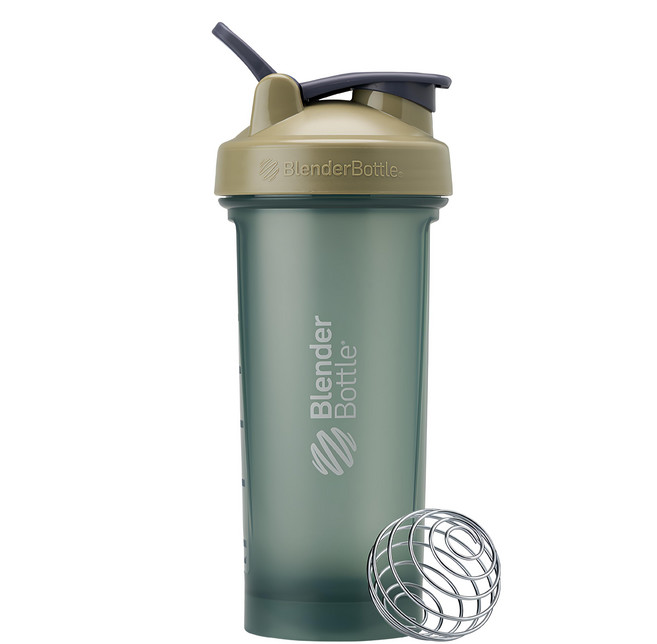 Blender Bottle Classic V2 經典第二代防漏搖搖杯 28oz, 戰地綠, 828ml, 1個