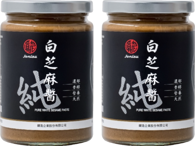 真老 純白芝麻醬, 350g, 2罐
