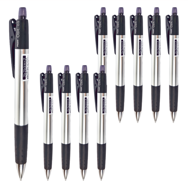 PILOT 百樂 HOP-20R-MT 自動筆 0.5mm, 10支