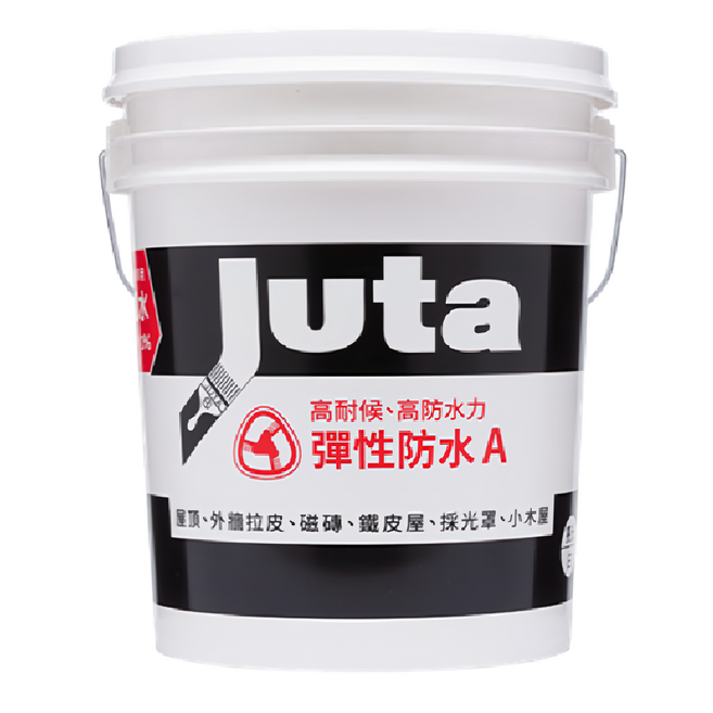 JUTA PAINT 久大塗料 彈性防水A面漆 1加侖, 4kg, 1桶, 綠色
