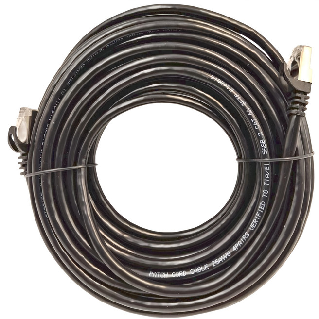 POLYWELL 寶利威爾 CAT6A 高速網路線 10Gbps RJ45 福祿克認證 PW15-W58-P070, 7m, 黑色, 1條